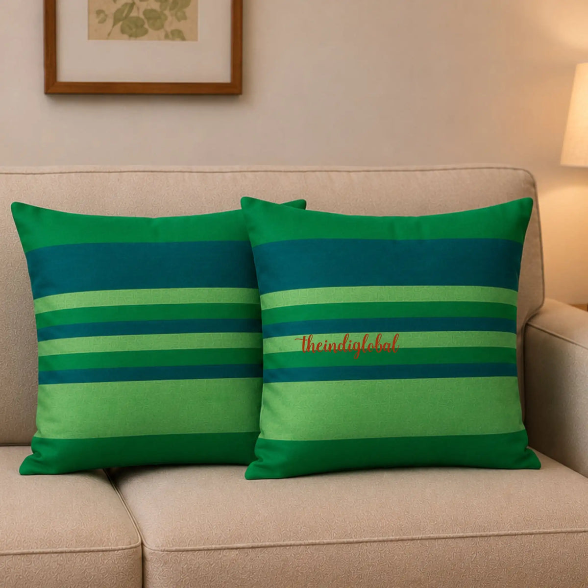 Green cushion cover 2