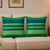 Green Handloom Cotton Cushion Cover