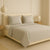 Grey-Green 400TC Percale Hand Embroidered 100_ Cotton Bedsheet