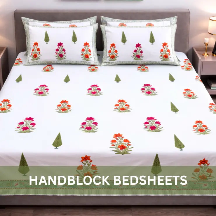 Hand-Block-Bedsheet
