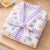Handblock Printed Kids Waffle Cotton Bathrobe Galaxy