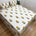 Ramya Hand Block Soft Cotton Bedsheet with 2 Pillow Covers Marigold Orange