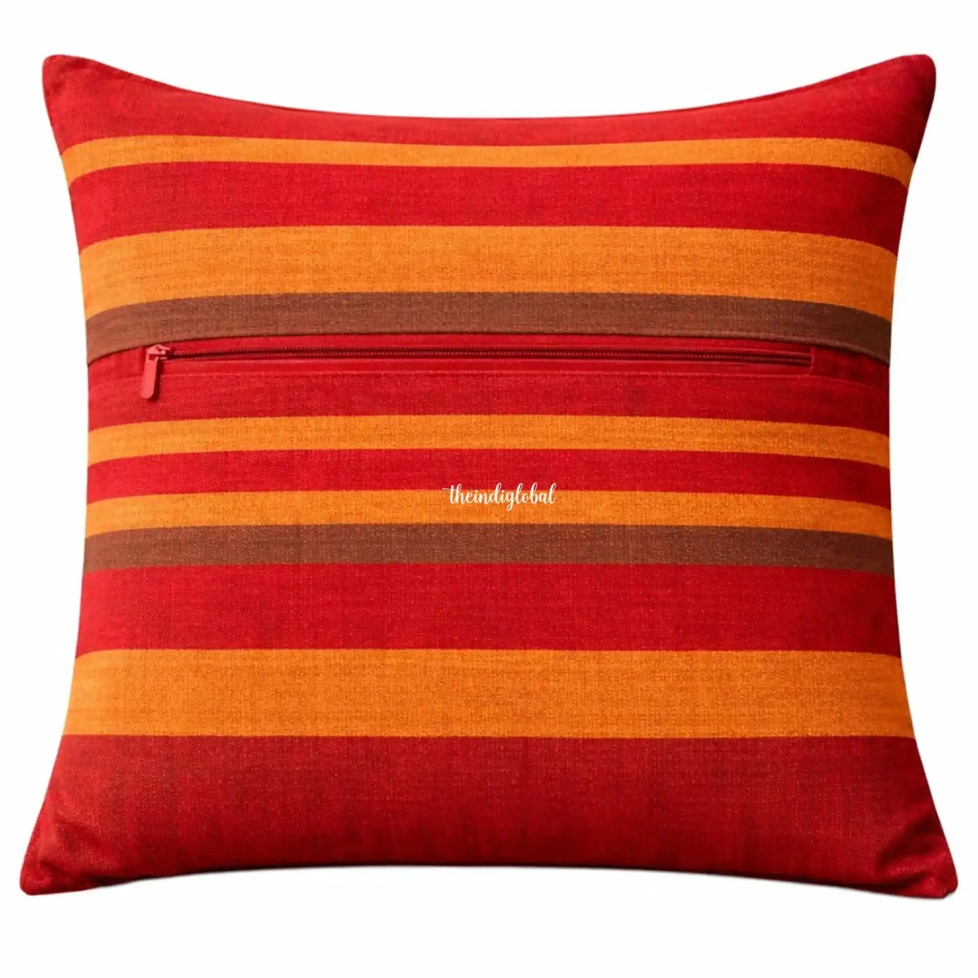 Handloom-Cotton-Cushion-Cover-Red-3