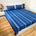 Handloom Cotton Bedsheet with  Pillow Covers Blue