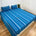 Handloom Cotton Bedsheet with Pillow Covers Sky Blue