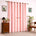 White Pink Blackout Window Curtains