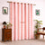 White Pink Blackout Window Curtains