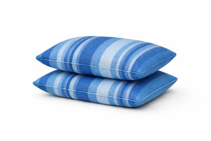 Handloom Cotton Pillow Cover sky blue 1