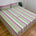Handloom Cotton Bedsheet with Pillow Covers Pink Green