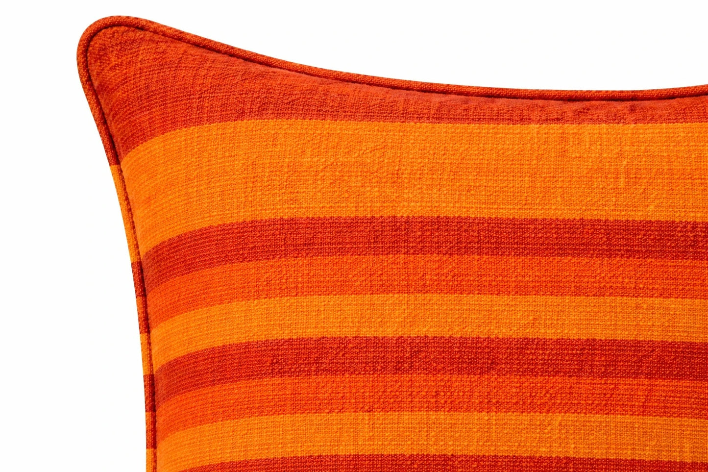 Handloom cotton cushion image orange 2