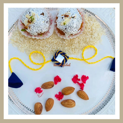 Handmade Mirror Work Rakhi