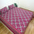 Homi Cotton Bedsheet with Pillow Covers Pink