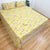 Homi Cotton Bedsheet with Pillow Covers Yellow