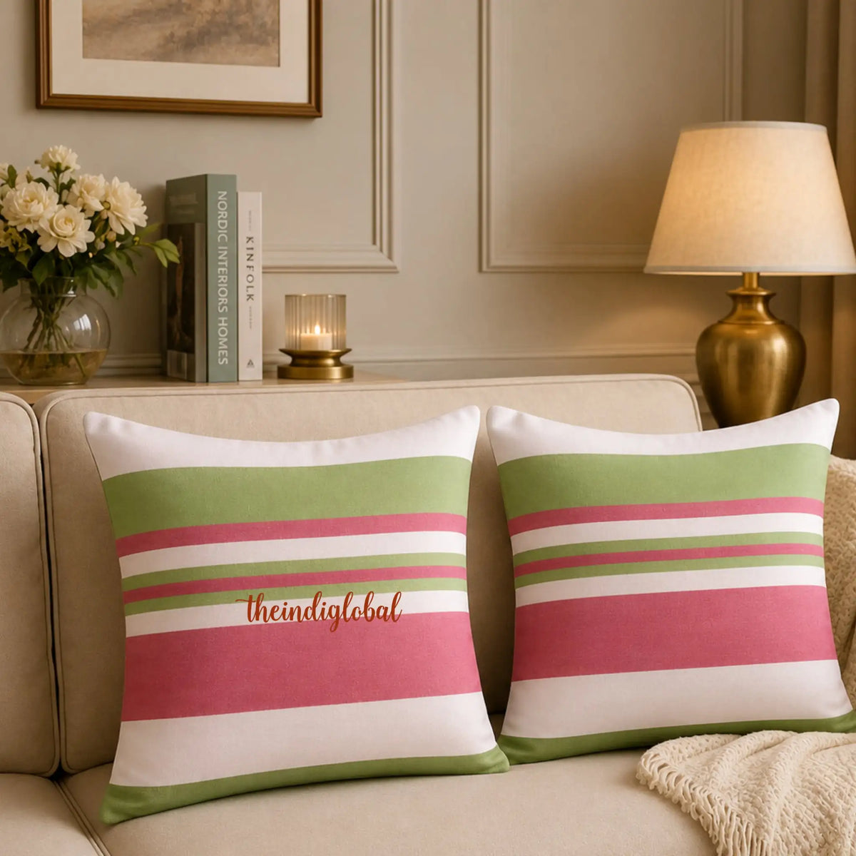 Light pink cushion cover 15