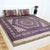 Mandala Cotton Bedsheet with 2 Pillow Covers Double Bed size Blue Red