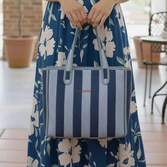 Mini-Tote-Bag-with-Zip-Bottle-Holder-Blue-Stripe-2