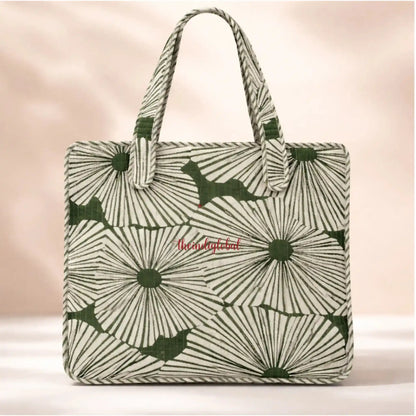 Mini-Tote-Bag-with-Zip-Bottle-Holder-Green-2