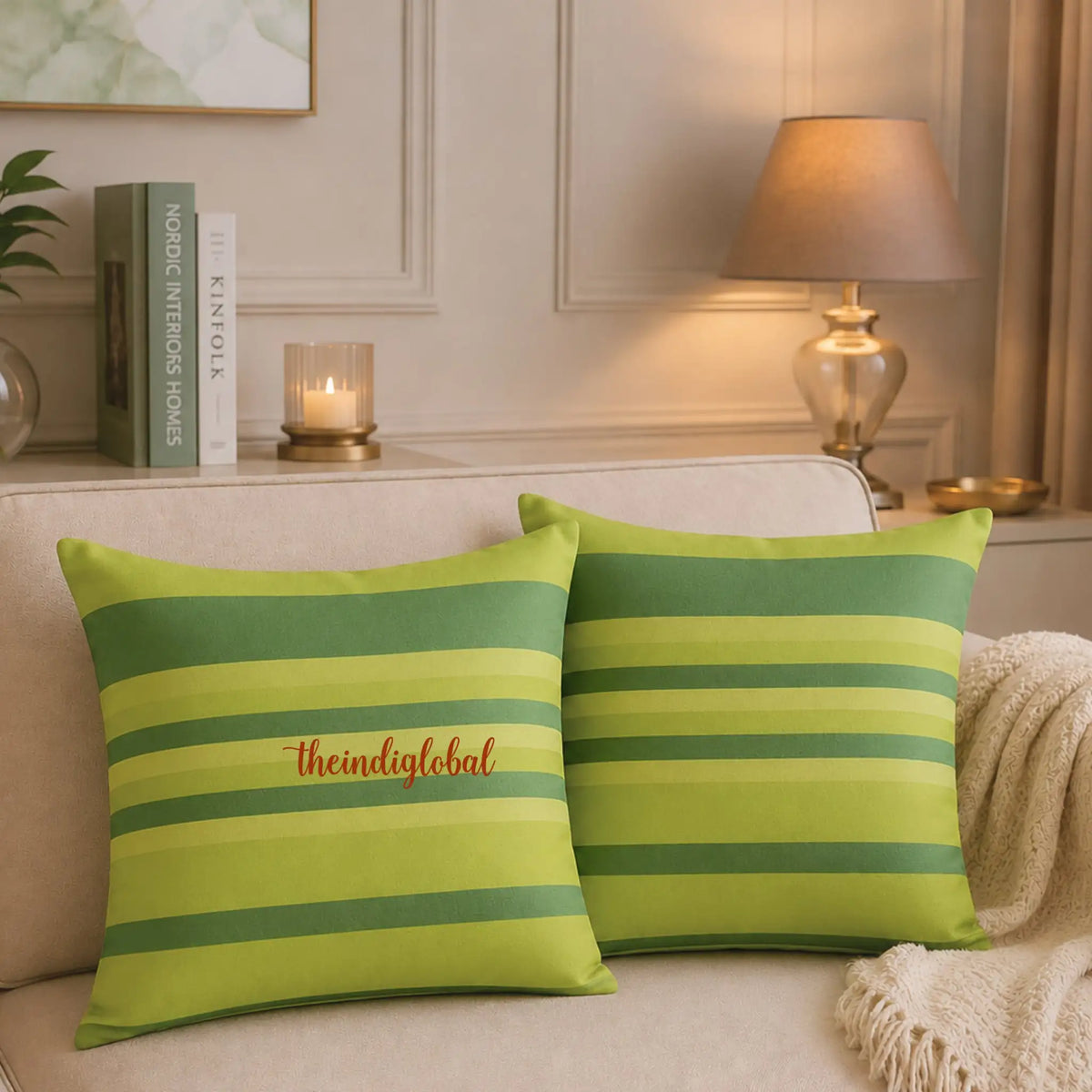 Mint green cushion cover 1