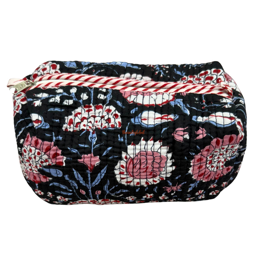 Multi Purpose Travel Pouch Blue Pink 4