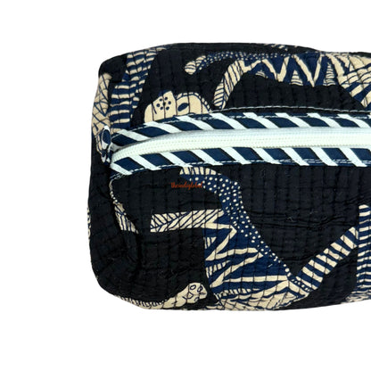 Multi-Purpose Travel Pouch Blue White