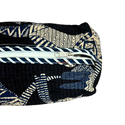 Multi-Purpose Travel Pouch Blue White
