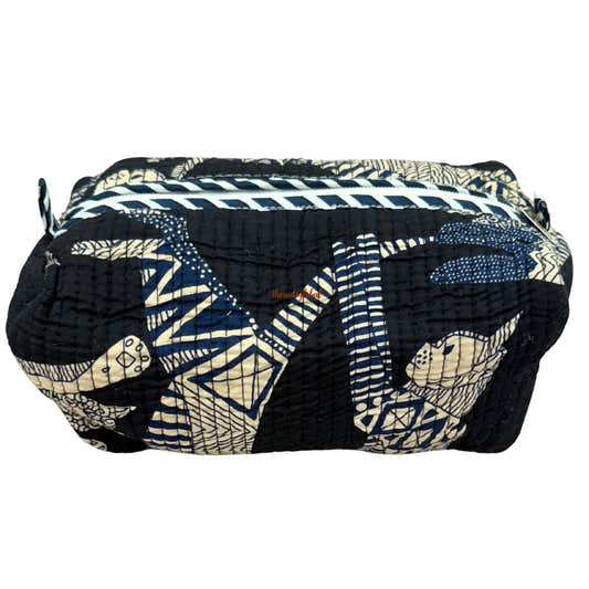 Multi-Purpose Travel Pouch Blue White