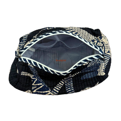 Multi-Purpose Travel Pouch Blue White