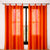 Orange Handloom Cotton Curtains 7.5 Feet X 4 Feet