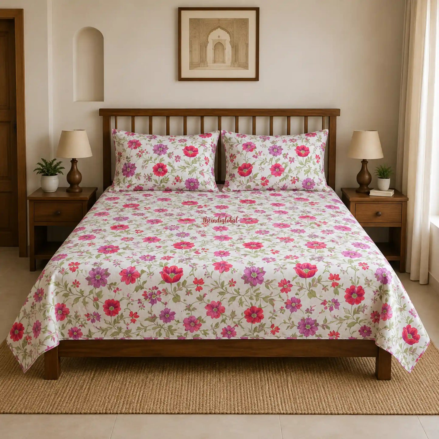 Pink_Hand_Block_Print_Cotton_Bedsheet_with_Two_Pillow_Covers2
