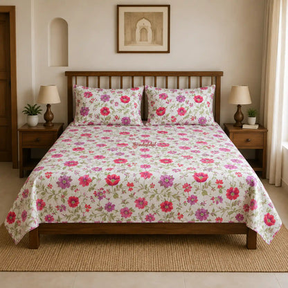Pink_Hand_Block_Print_Cotton_Bedsheet_with_Two_Pillow_Covers2
