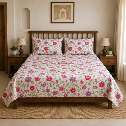 Pink_Hand_Block_Print_Cotton_Bedsheet_with_Two_Pillow_Covers2
