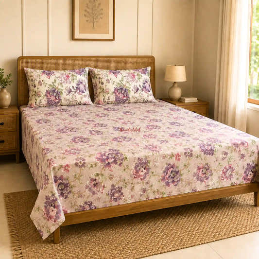 Purple_Hand_Block_Print_Cotton_Bedsheet_with_Two_Pillow_Covers_4