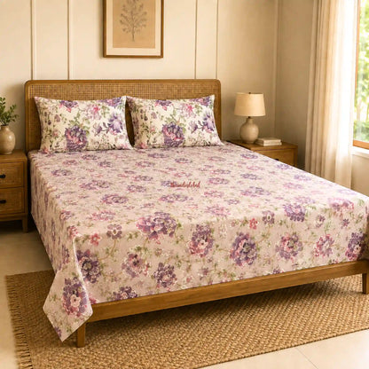 Purple_Hand_Block_Print_Cotton_Bedsheet_with_Two_Pillow_Covers_4