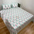 Ramya Hand Block Soft Cotton Bedsheet with 2 Pillow Covers Sky Blue