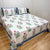 Ramya Hand Block Soft Cotton Bedsheet with 2 Pillow Covers 108*108 inches Holytulip