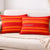 Orange Handloom Cotton Pillow Covers