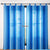 Sky Blue Handloom Cotton Curtains 7.5 Feet X 4 Feet