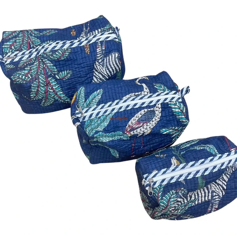Multi-Purpose Travel Pouch Blue