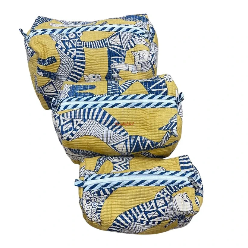 Multi-Purpose Travel Pouch Lemon