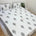 Veda Hand Block Soft Cotton Bedsheet with 2 Pillow Covers Grey