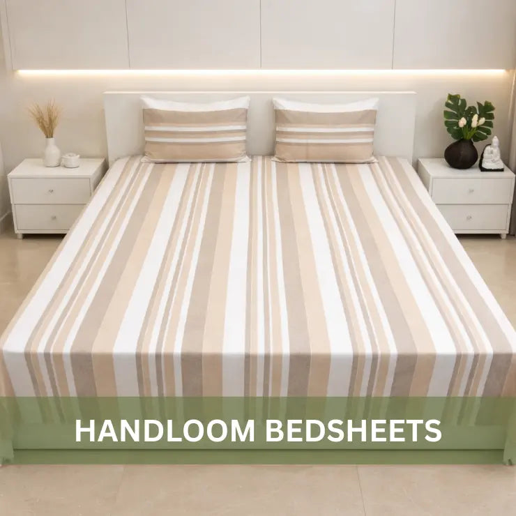 Handloom Cotton Bedsheets Collection