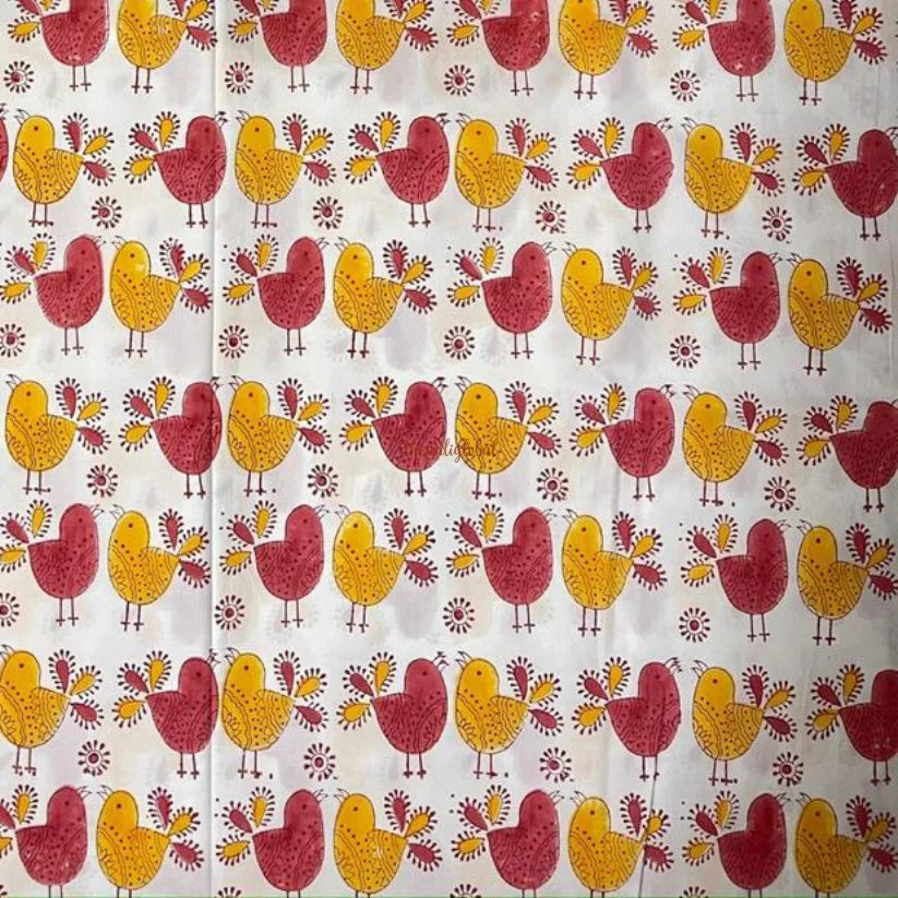 kids cotton bedsheet birds 2
