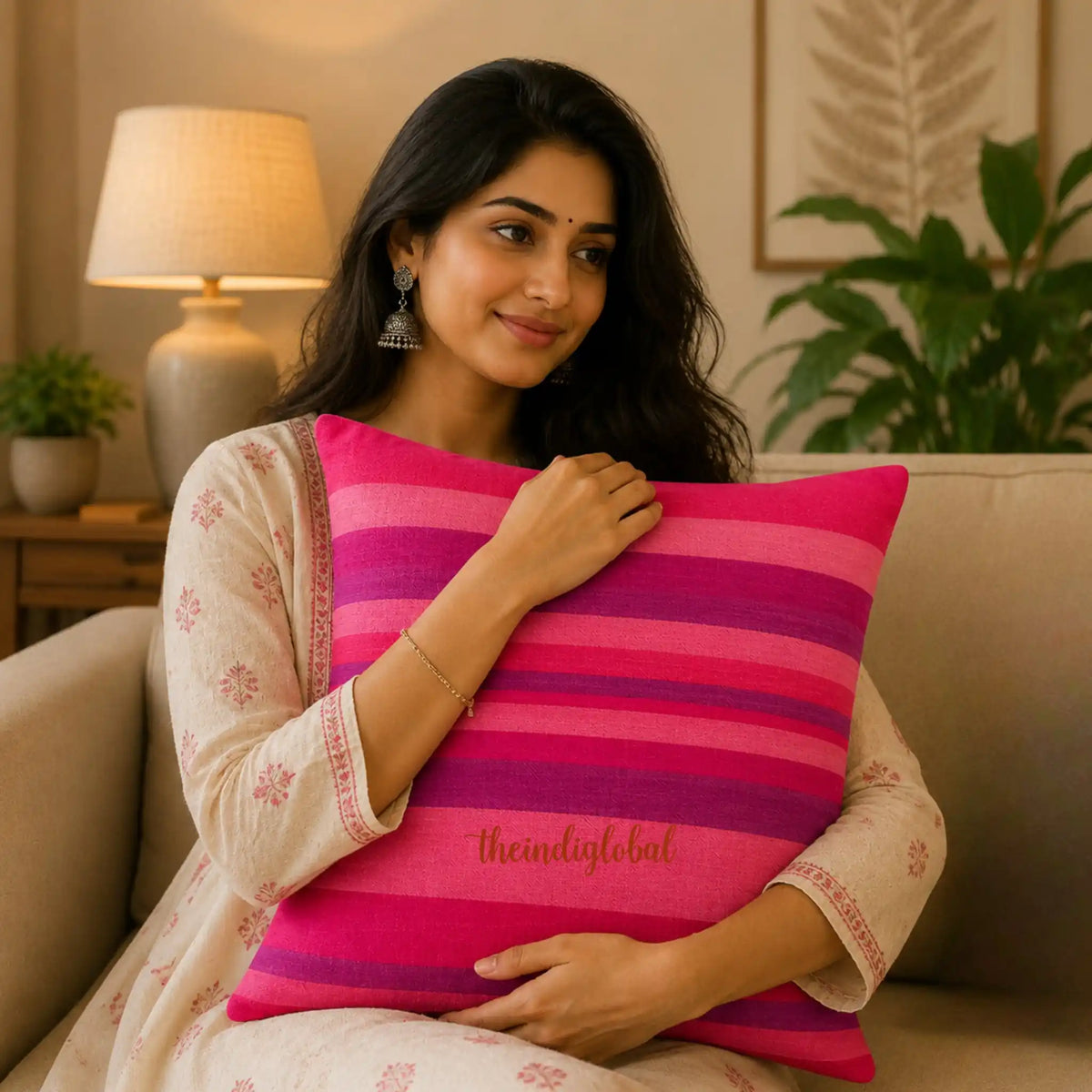 pink cushion cover 