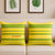 Yellow Green Handloom Cotton Cushion Cover